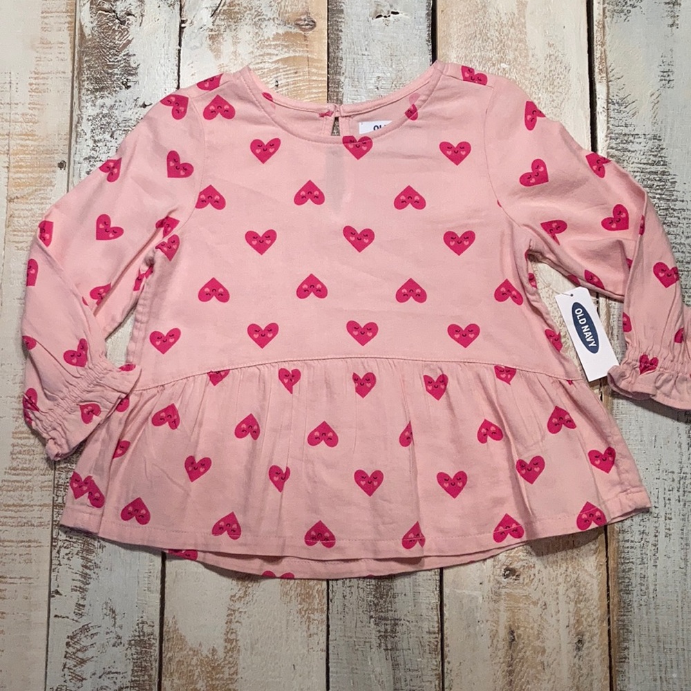 SOLD NWT Bundle of 2 Babydoll Toddler Tops - Picture 2 of 5